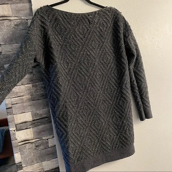 maison scotch thick material dark grey sweater - Picture 5 of 13
